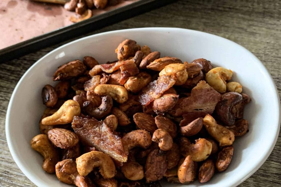 Spicy Bacon Nuts - Yellow Rose Kitchen