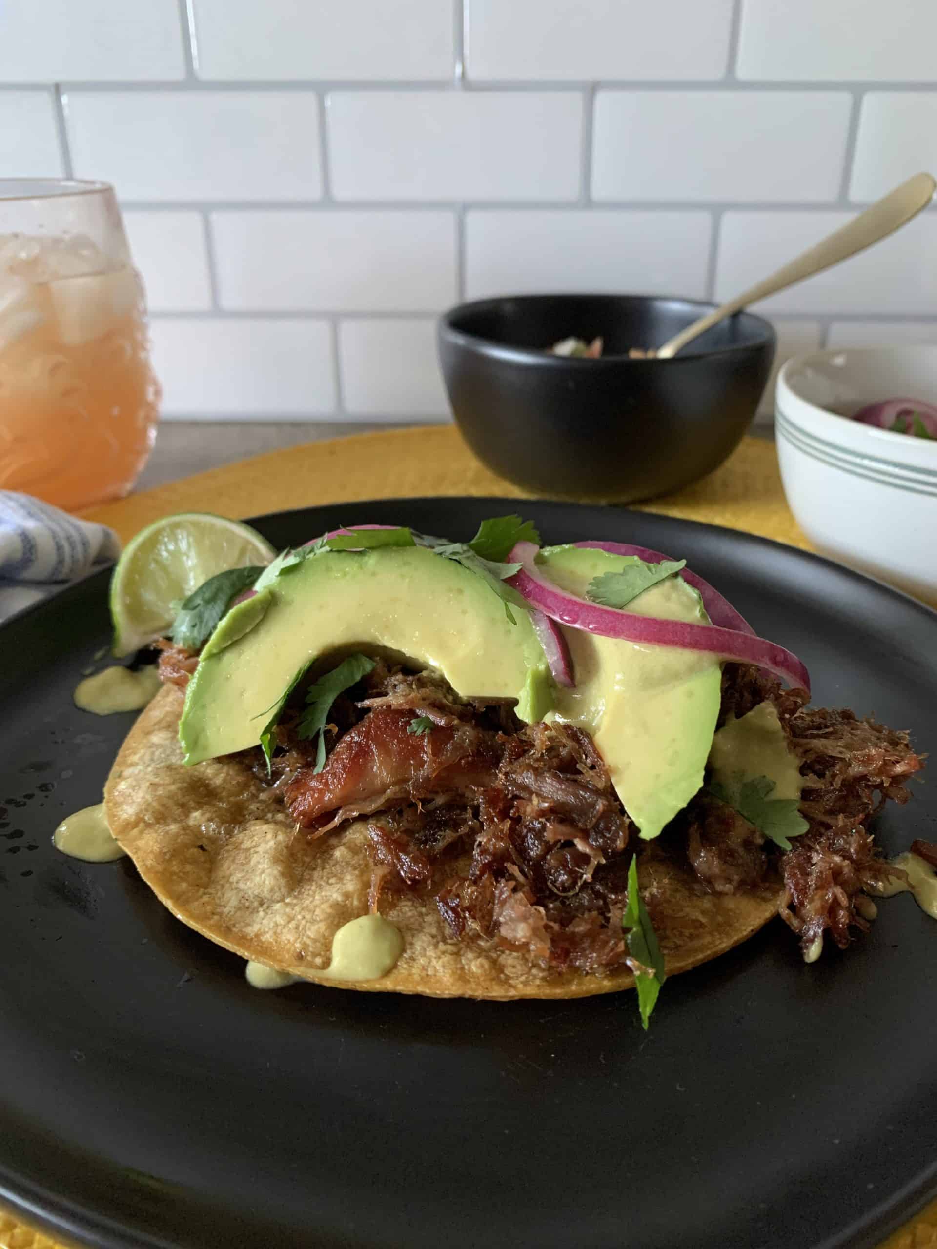 carnitas taco