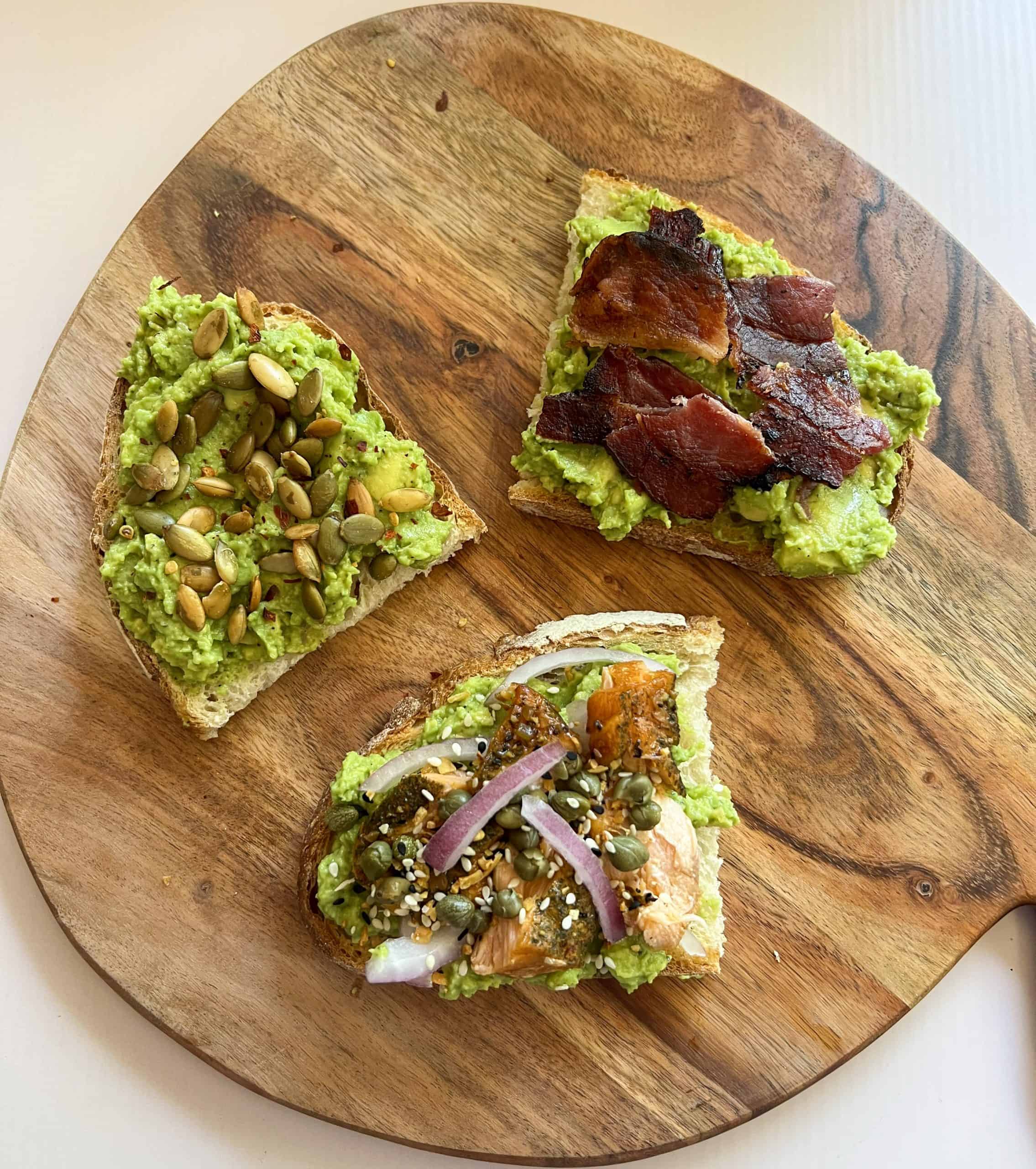 Avocado Toast 3 Ways